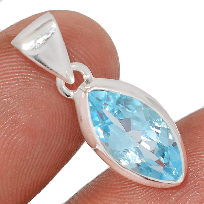 1" Blue Topaz Pendants - BLTP1603