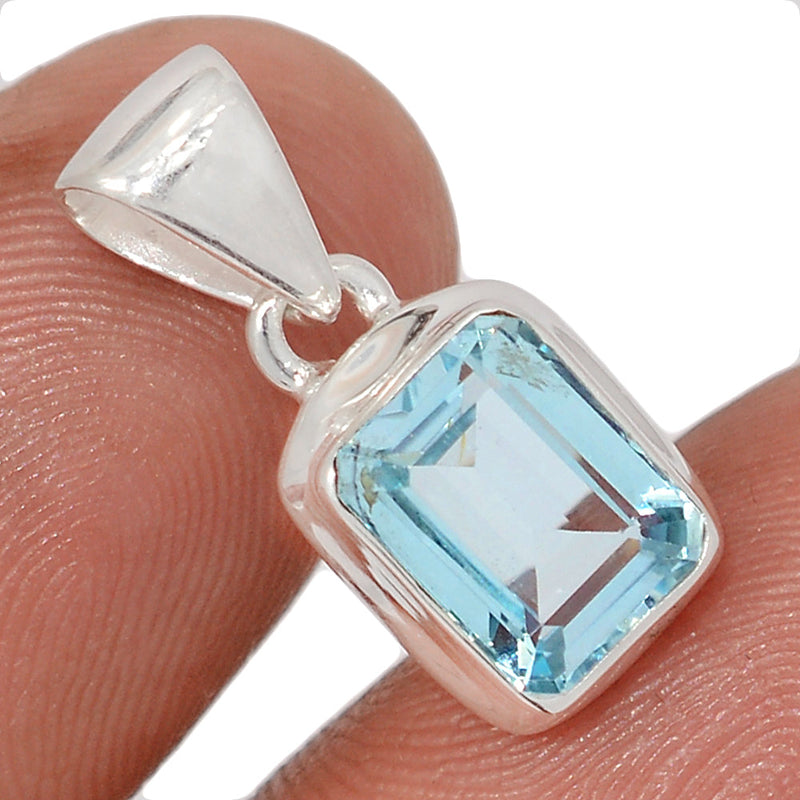 2.2" Blue Topaz Pendants - BLTP1604