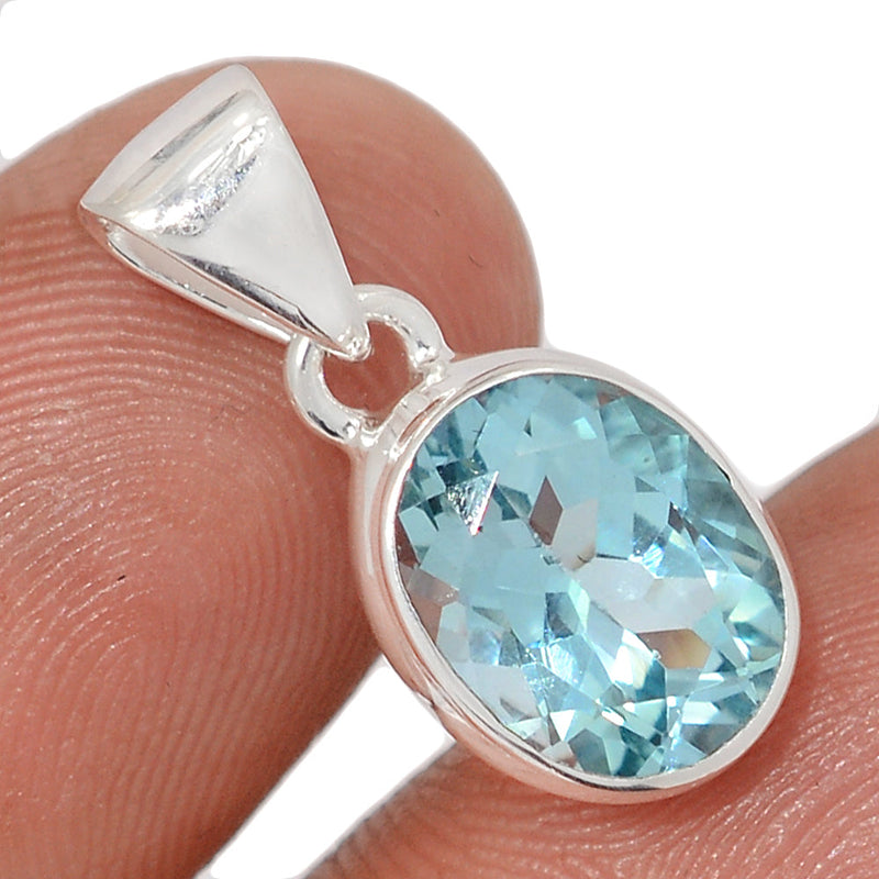 0.8" Blue Topaz Pendants - BLTP1607