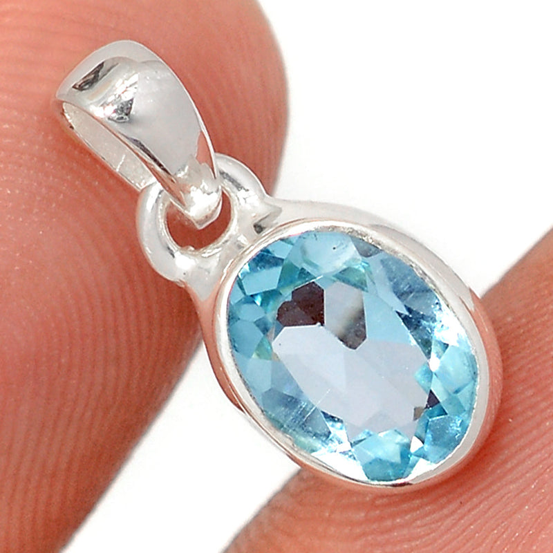 0.7" Blue Topaz Pendants - BLTP1621