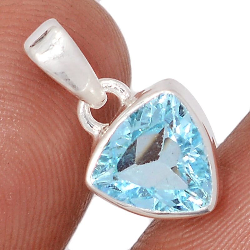 0.6" Blue Topaz Pendants - BLTP33