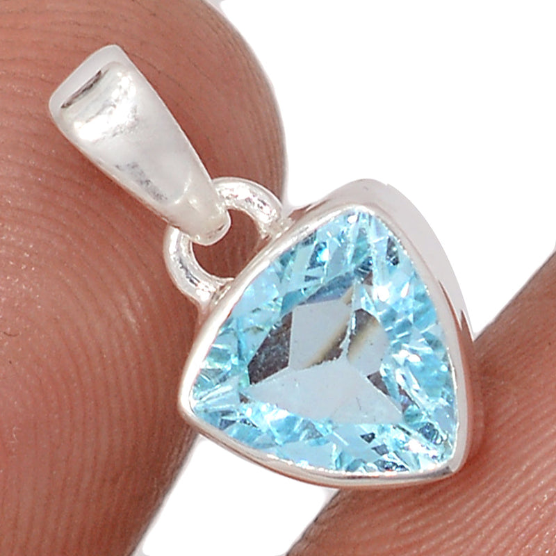 0.6" Blue Topaz Pendants - BLTP34