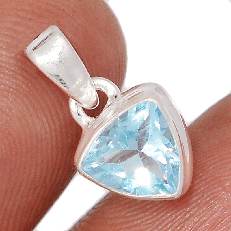 0.6" Blue Topaz Pendants - BLTP35