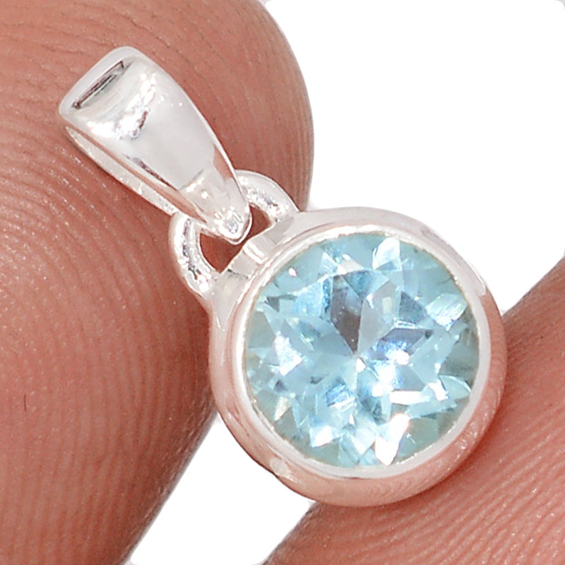 0.6" Blue Topaz Pendants - BLTP43