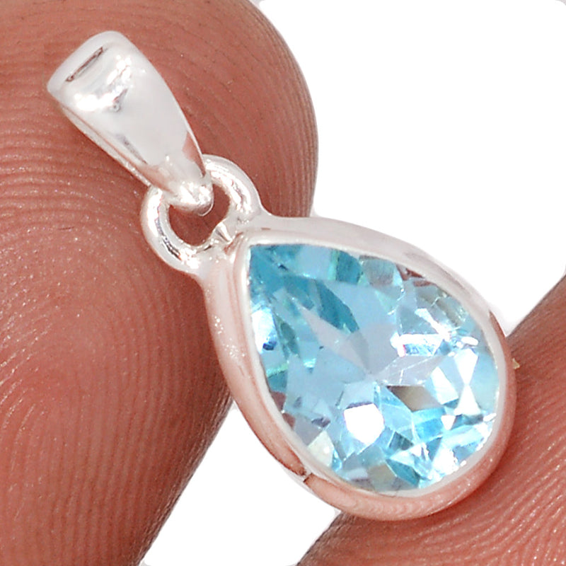 0.7" Blue Topaz Pendants - BLTP5