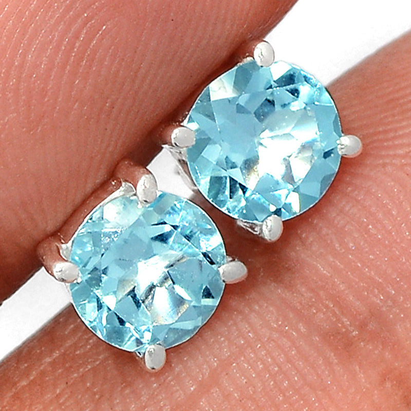 Claw - Blue Topaz Studs - BLTS600