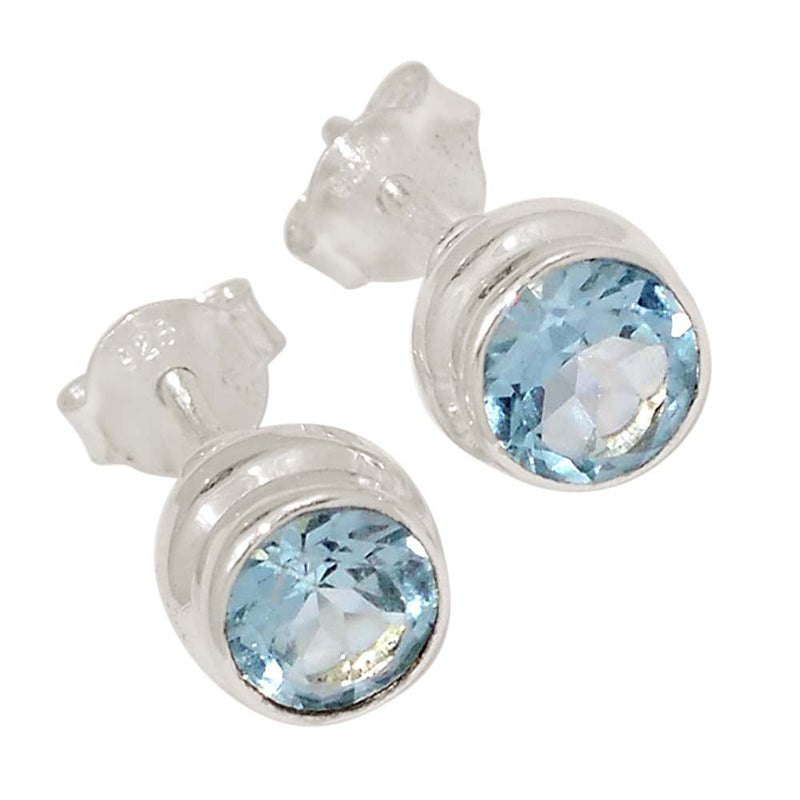 Blue Topaz Studs - BLTS620