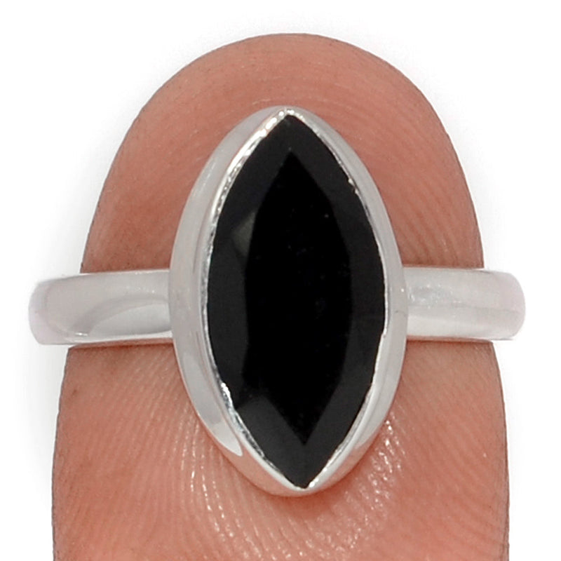 Black Onyx Faceted Ring - BOFR1400
