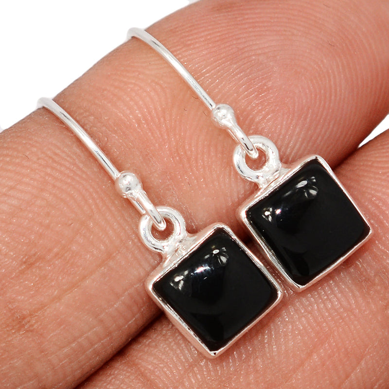 1" Black Onyx Earrings - BOXE1386