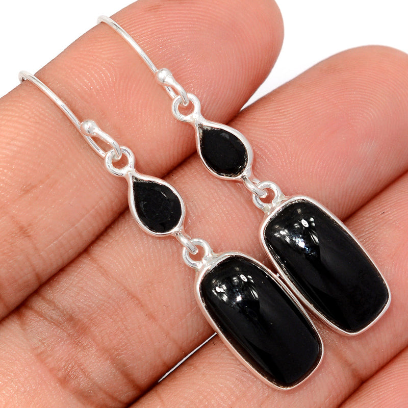1.8" Black Onyx Earrings - BOXE1400