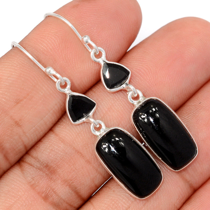 1.8" Black Onyx Earrings - BOXE1403