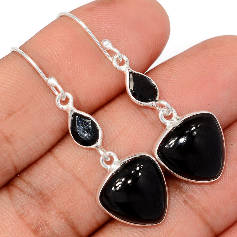 1.7" Black Onyx Earrings - BOXE1411