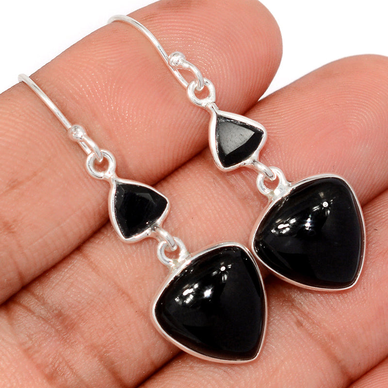 1.7" Black Onyx Earrings - BOXE1415