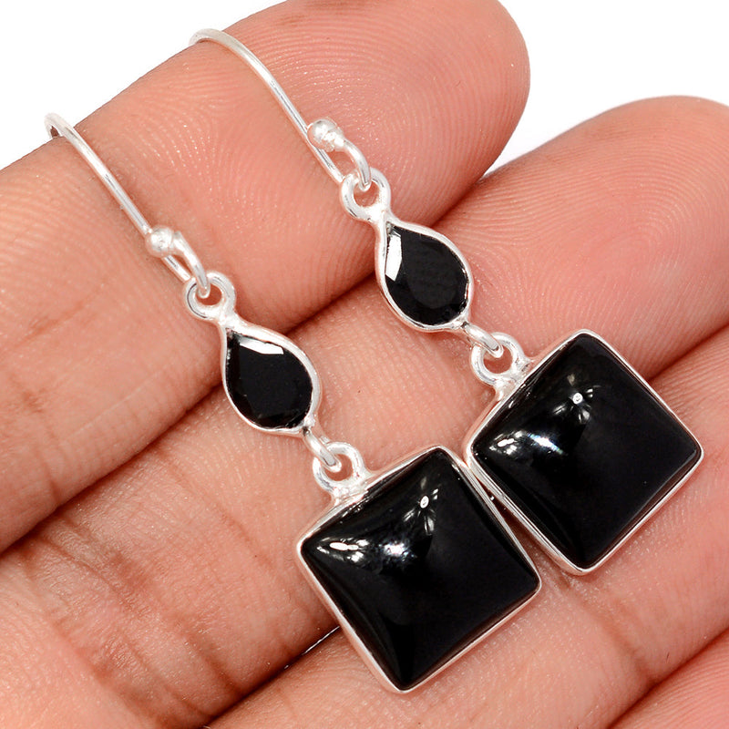 1.7" Black Onyx Earrings - BOXE1417