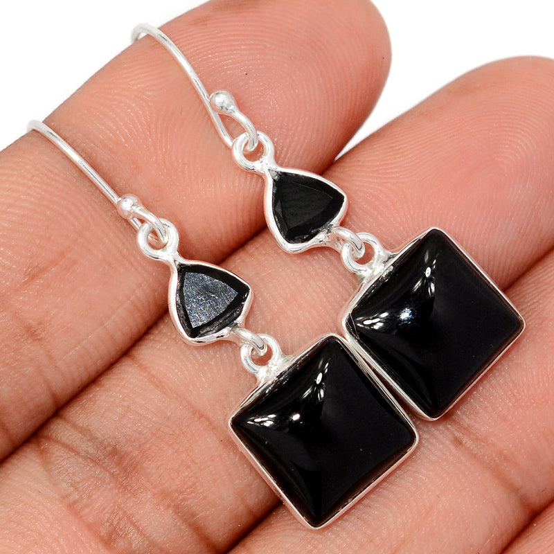 1.7" Black Onyx Earrings - BOXE1419