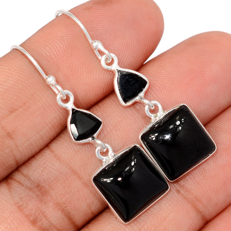 1.7" Black Onyx Earrings - BOXE1421
