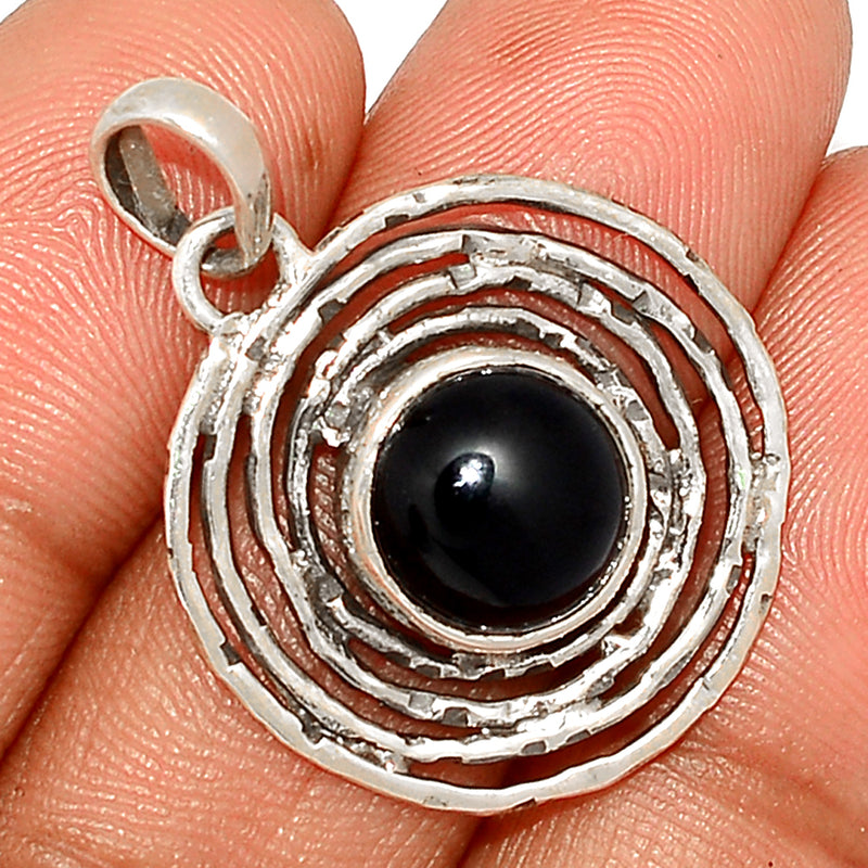 1.2" Israeli - Black Onyx Pendants - BOXP1985