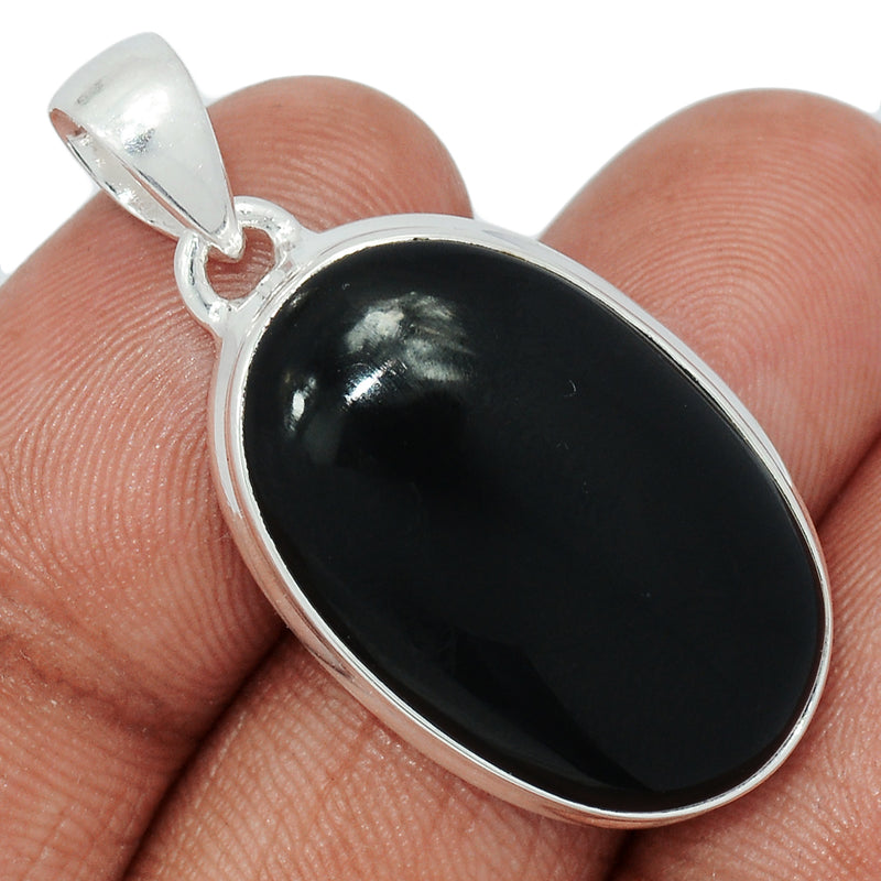 1.5" Black Onyx Pendants - BOXP2378