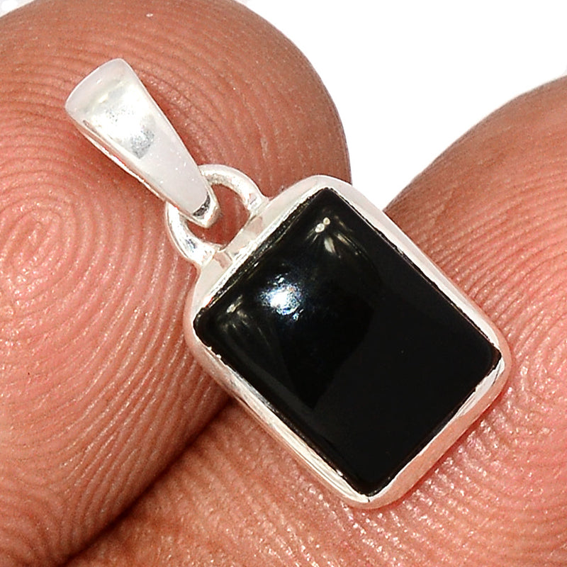 0.7" Black Onyx Pendants - BOXP2401
