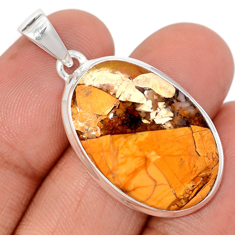 1.6" Brecciated Mookaite Pendants - BRMP963