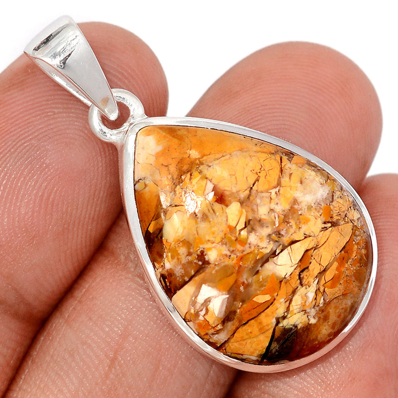 1.5" Brecciated Mookaite Pendants - BRMP964