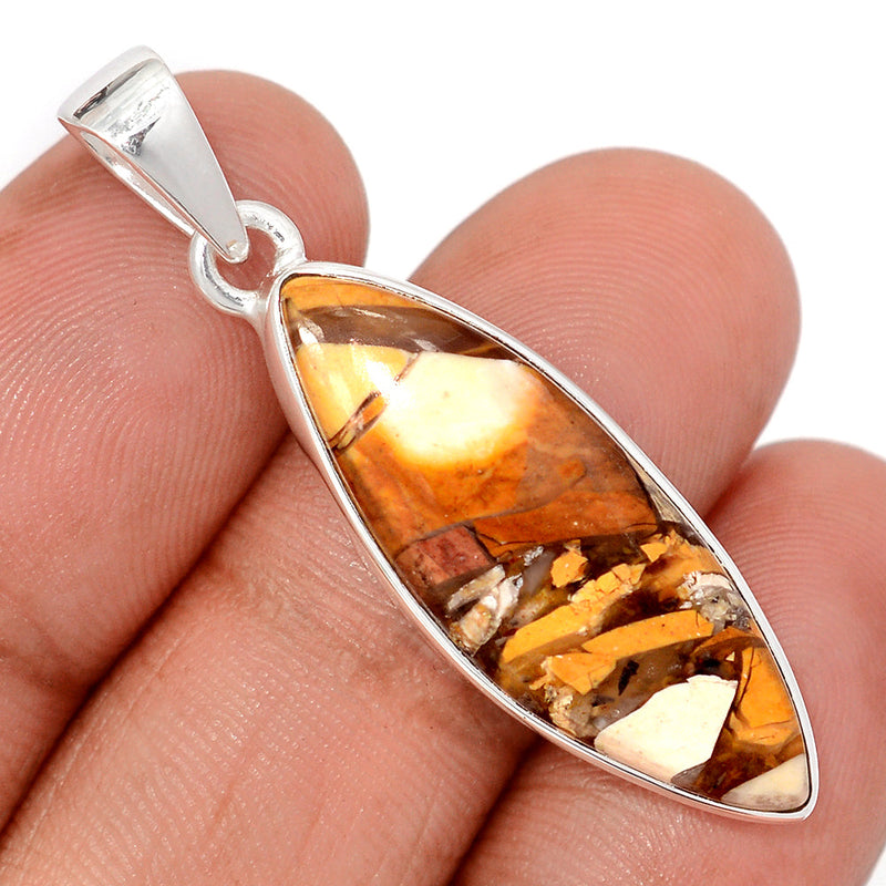 1.7" Brecciated Mookaite Pendants - BRMP965