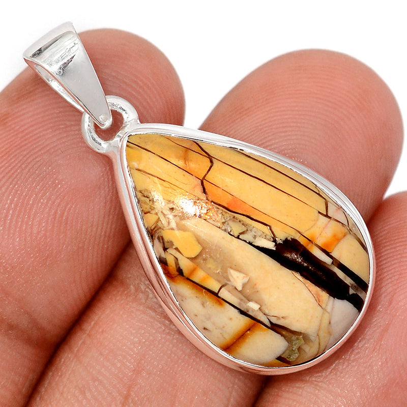1.5" Brecciated Mookaite Pendants - BRMP966