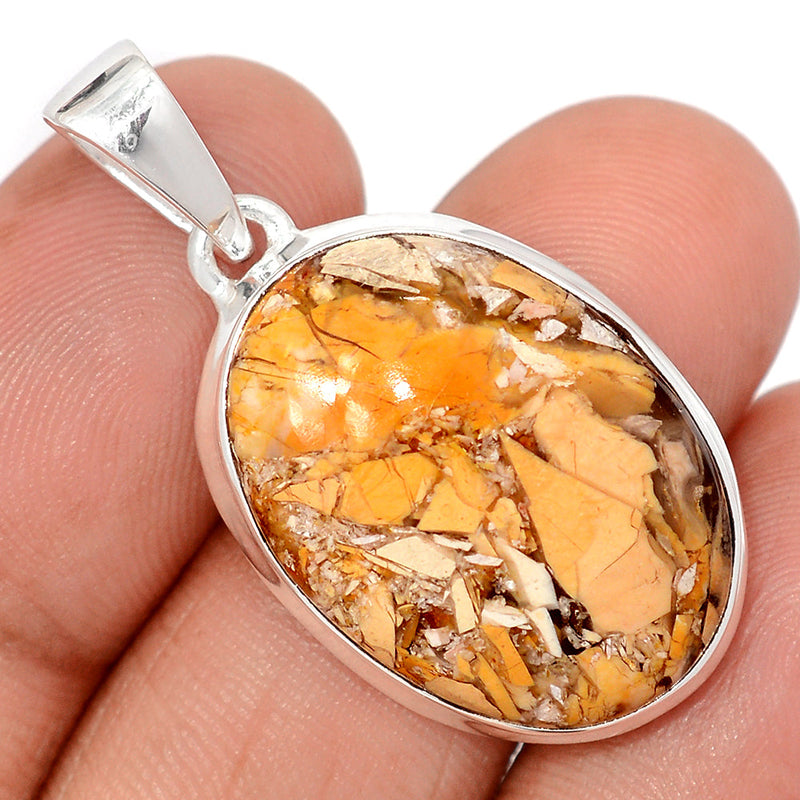 1.5" Brecciated Mookaite Pendants - BRMP967