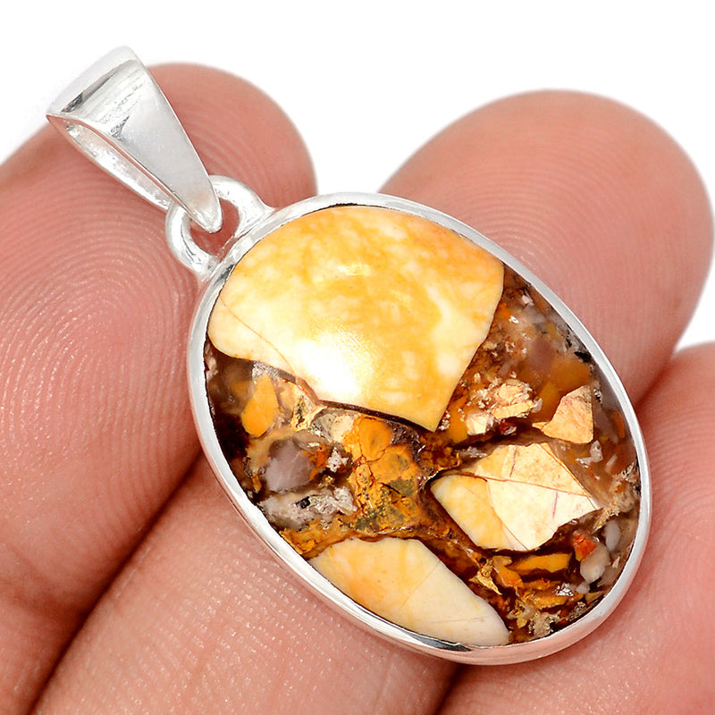 1.3" Brecciated Mookaite Pendants - BRMP969