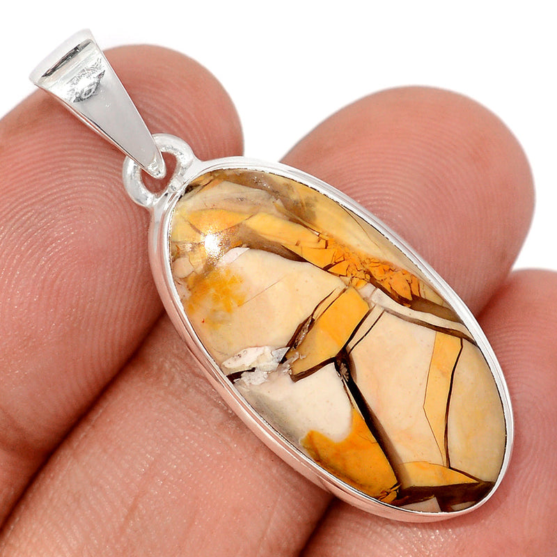 1.6" Brecciated Mookaite Pendants - BRMP971