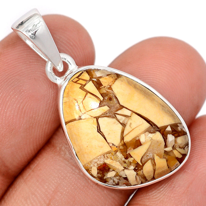 1.3" Brecciated Mookaite Pendants - BRMP972