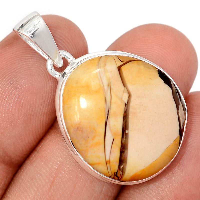 1.5" Brecciated Mookaite Pendants - BRMP974