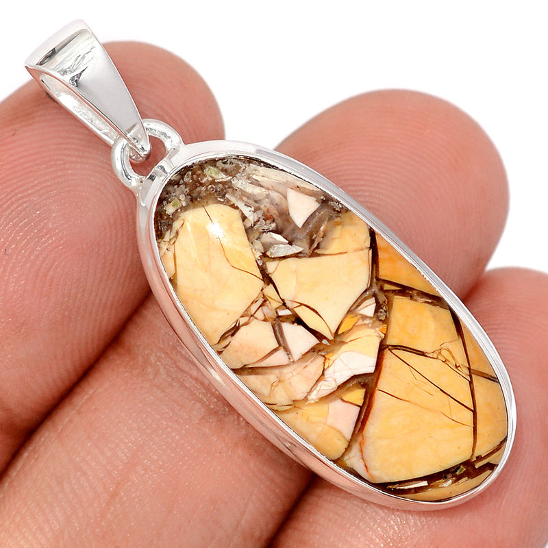 1.6" Brecciated Mookaite Pendants - BRMP975