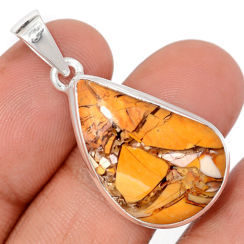 1.5" Brecciated Mookaite Pendants - BRMP978
