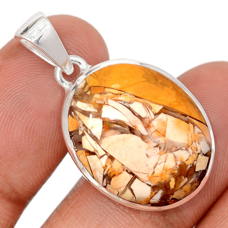 1.3" Brecciated Mookaite Pendants - BRMP979