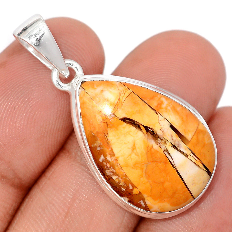 1.5" Brecciated Mookaite Pendants - BRMP981
