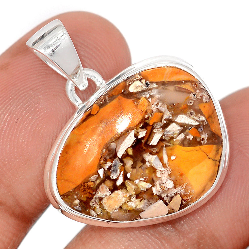 1.2" Brecciated Mookaite Pendants - BRMP982