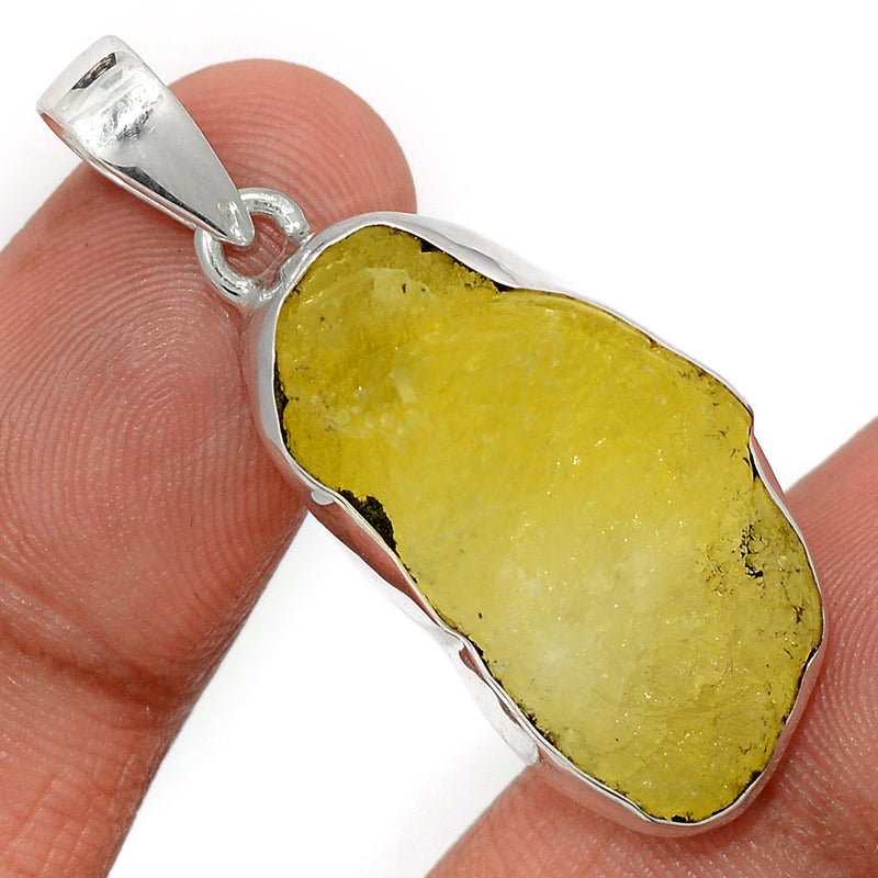 1.6" Brucite Rough Pendants - BRRP300