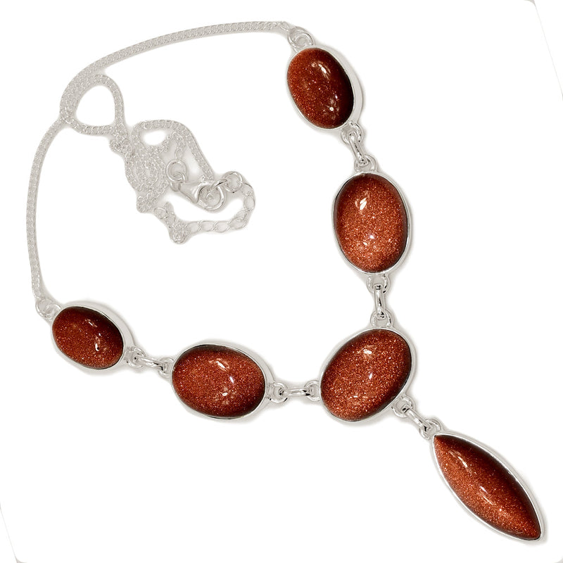18.2" Brown Sun Star Necklaces - BRSN3