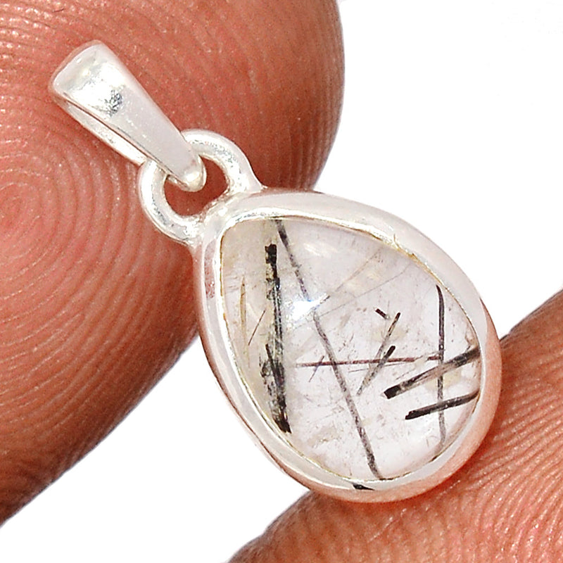 0.7" Black Rutilated Quartz Pendants - BRUP2205