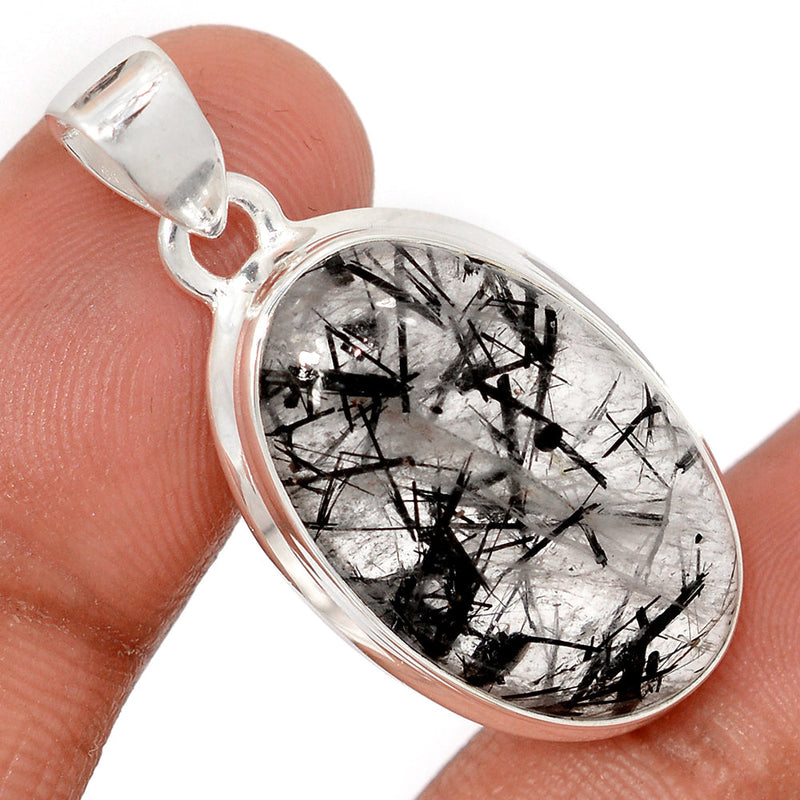 1.5" Black Rutilated Quartz Pendants - BRUP2225