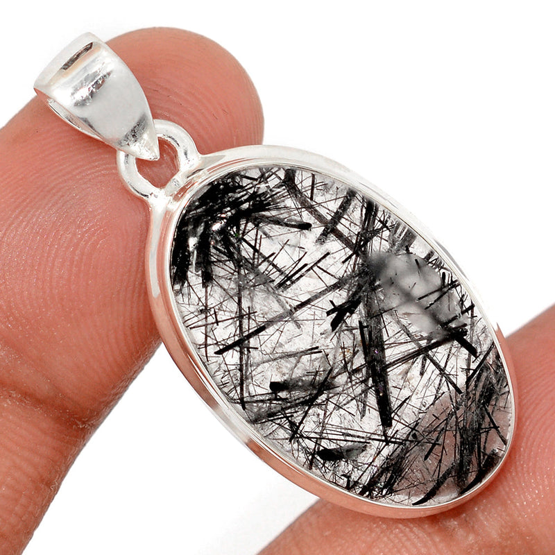 1.6" Black Rutilated Quartz Pendants - BRUP2226