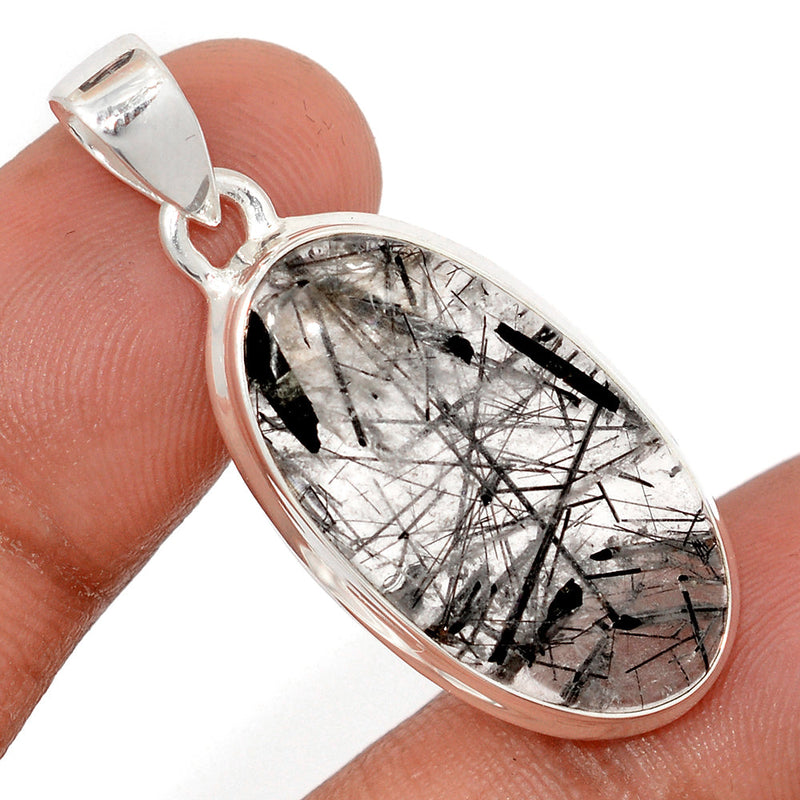 1.6" Black Rutilated Quartz Pendants - BRUP2243