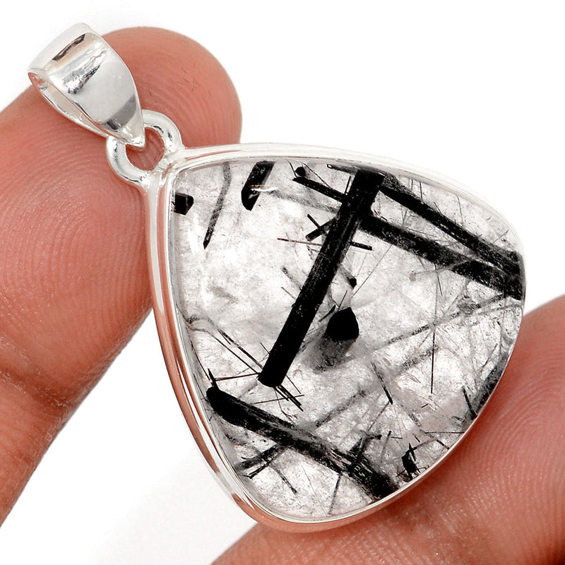 1.6" Black Rutilated Quartz Pendants - BRUP2247