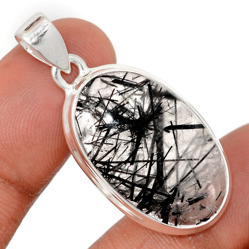 1.6" Black Rutilated Quartz Pendants - BRUP2250
