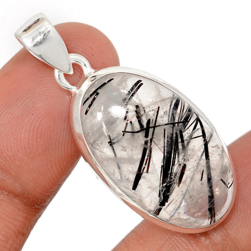 1.6" Black Rutilated Quartz Pendants - BRUP2258
