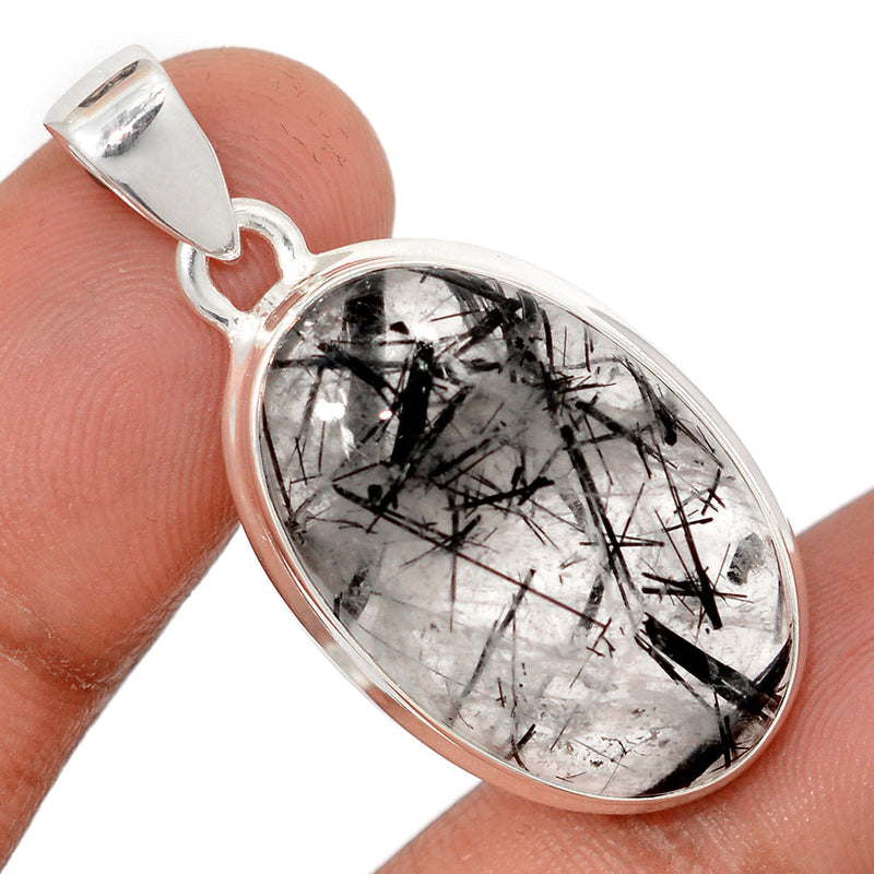 1.6" Black Rutilated Quartz Pendants - BRUP2284