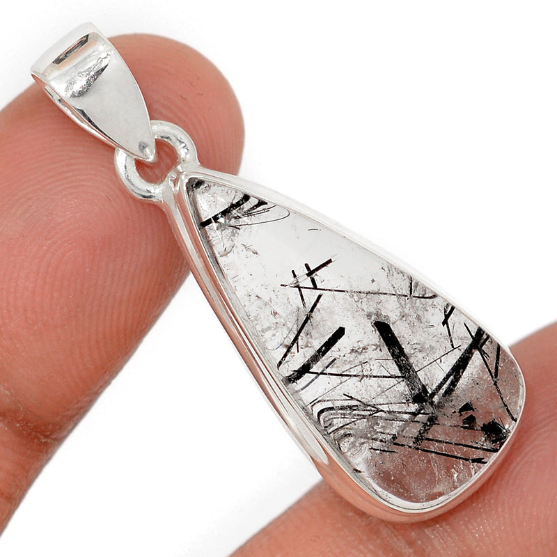 1.6" Black Rutilated Quartz Pendants - BRUP2288