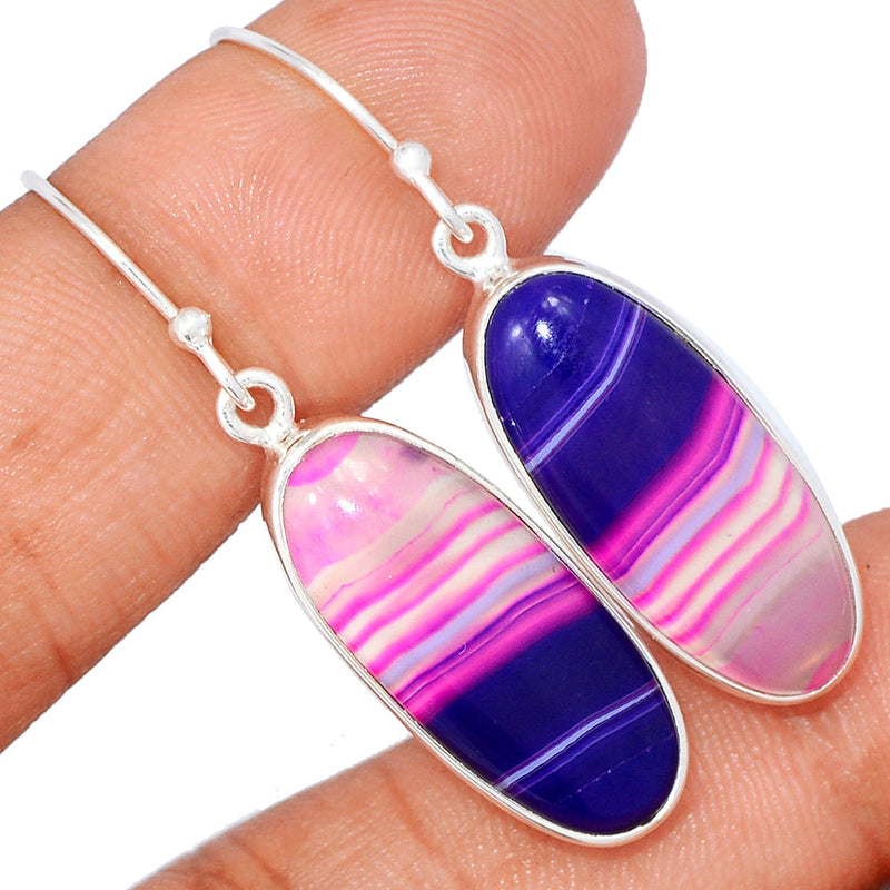 1.7" Botswana Agate Earrings - BSAE1314