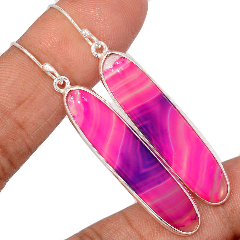 2.2" Botswana Agate Earrings - BSAE1320